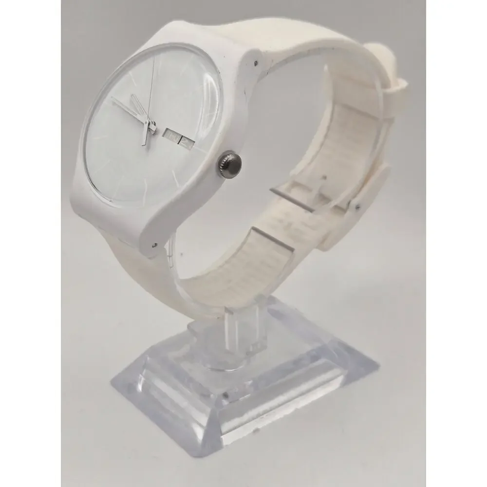 Swatch Random Ghost SUOK111 Clear Jelly Swiss Watch 41mm